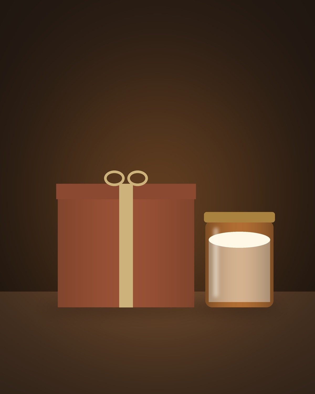Festive Gift Box (illustration)