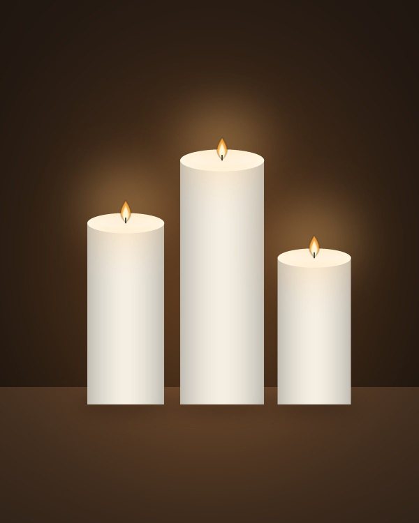 Ivory Pillar Trio (illustration)